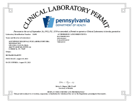 Pennsylvania State License